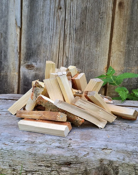 Процесс заготовки дров